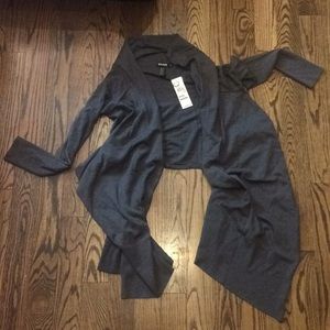 DKNY cozy wrap sweater